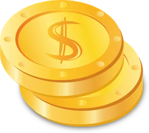 A neat stack of gold coins, a nod to Dutch tax counting what you hold rather than what you sell